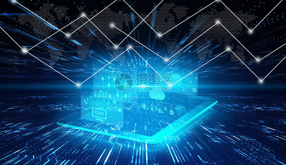 网络科技创意背景图片下载-正版图片500516295