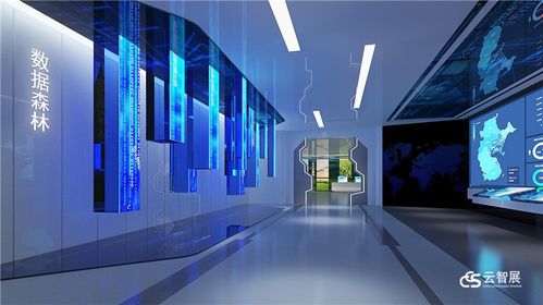 云智展企业智慧展厅案例 新华网溯源中国大数据展厅