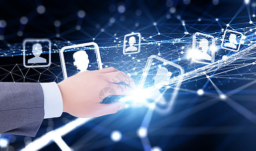 手指点击网络科技 连接未来，驱动创新